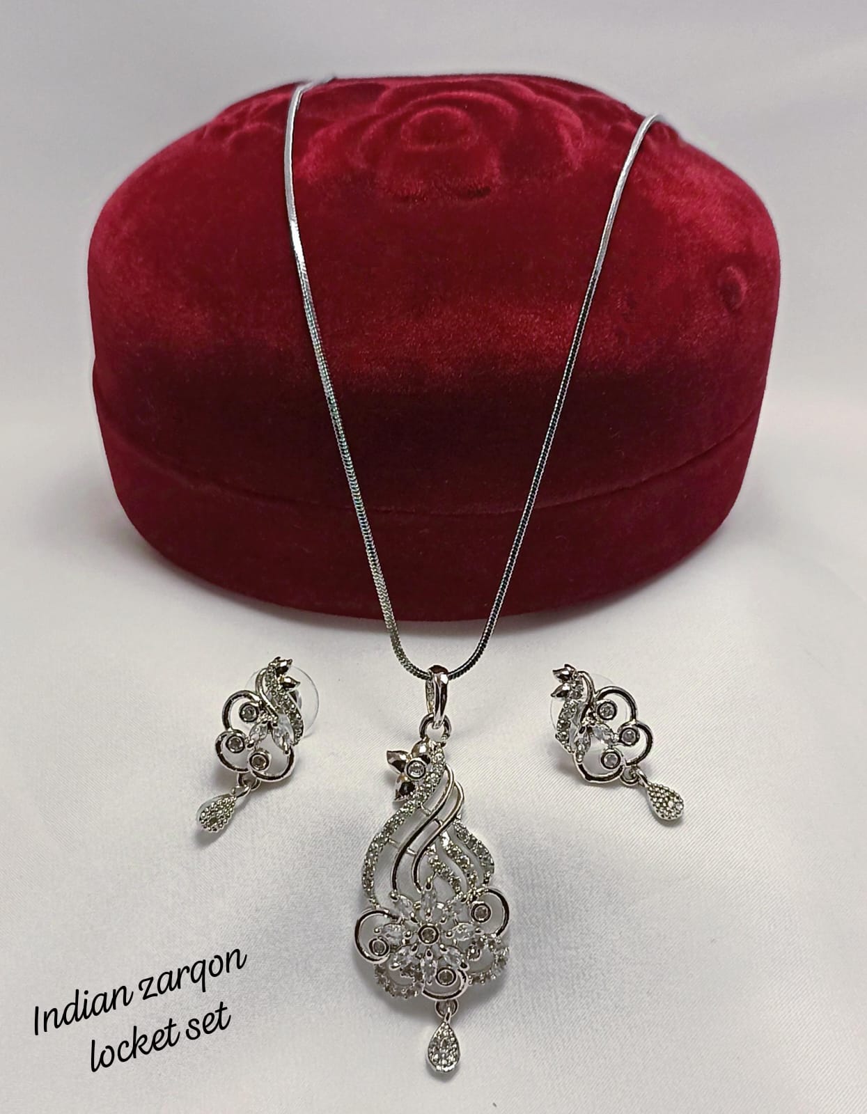 Zircon Locket Set