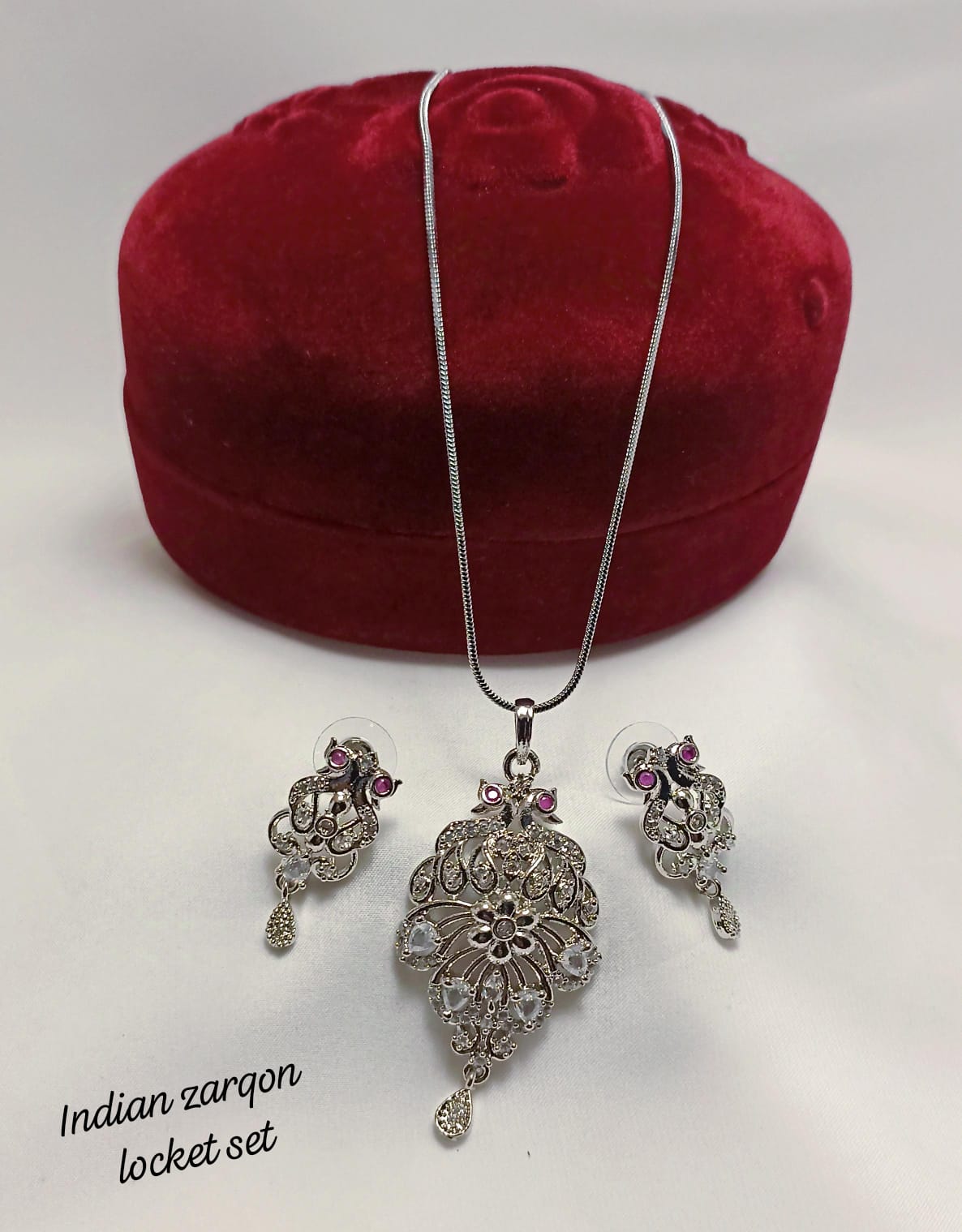 Zircon Locket Set