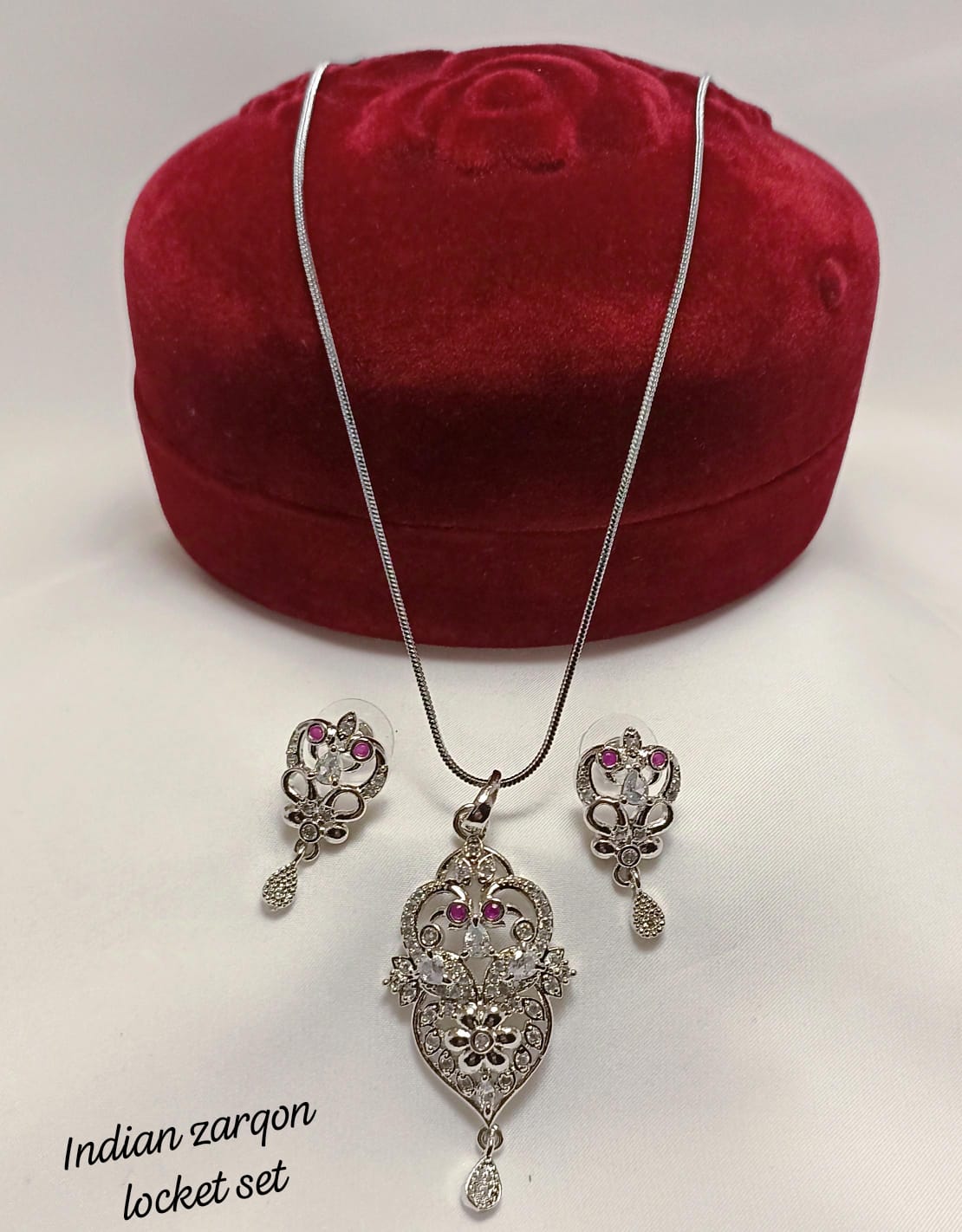 Zircon Locket Set