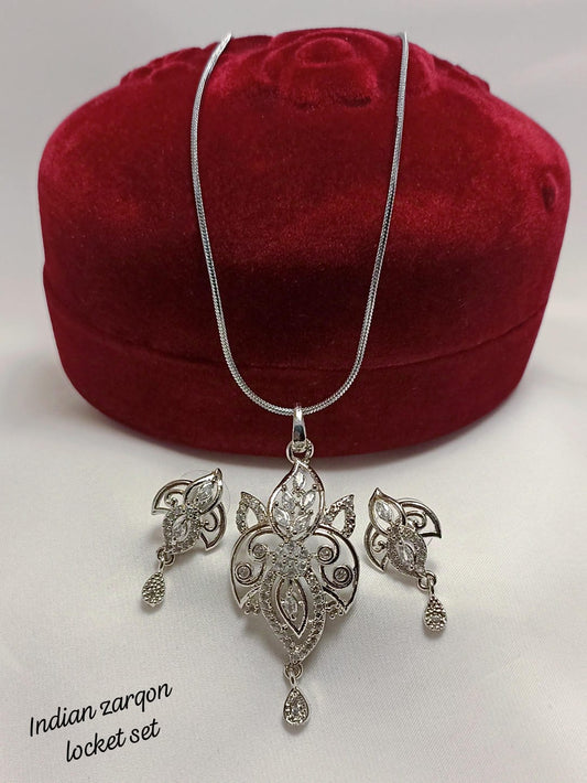 Zircon Locket Set