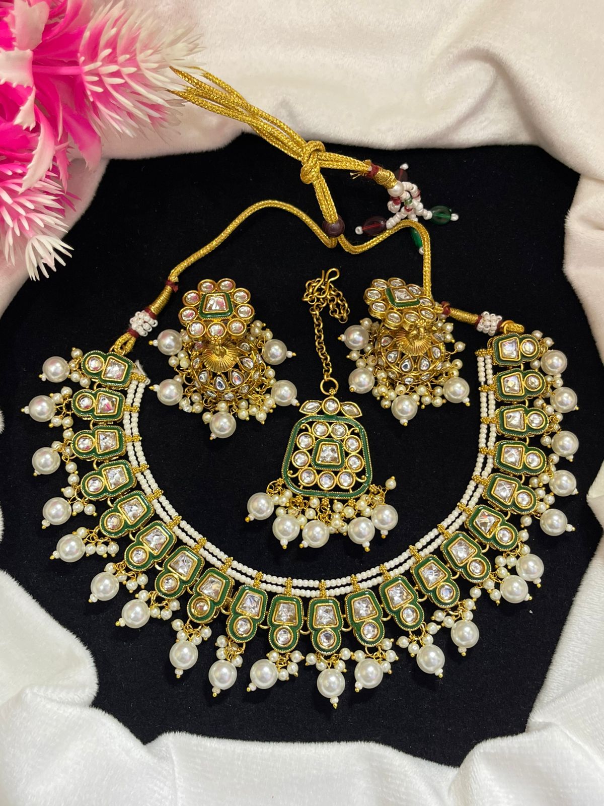 Indian kundan  Necklace set