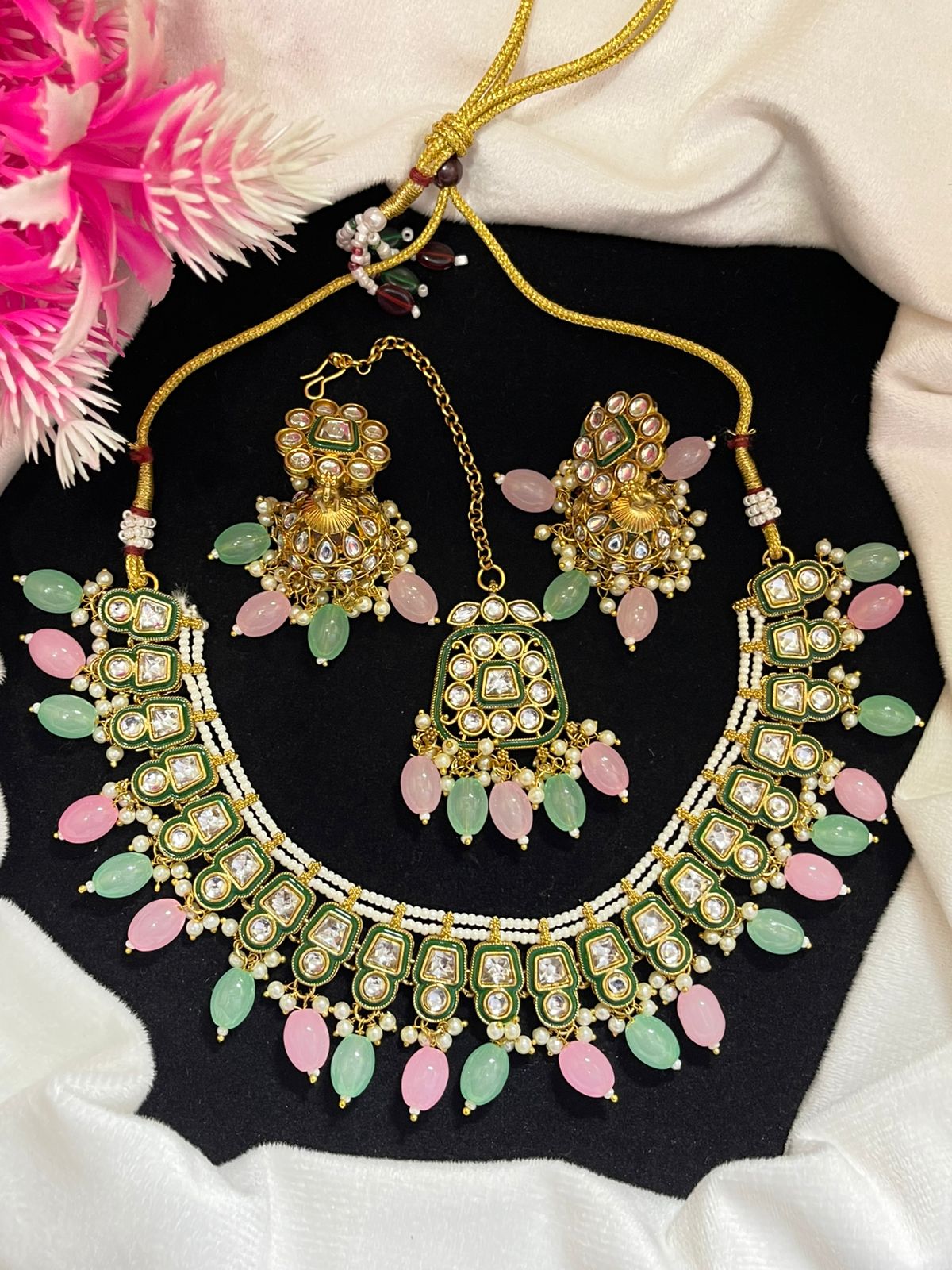 Indian kundan  Necklace set