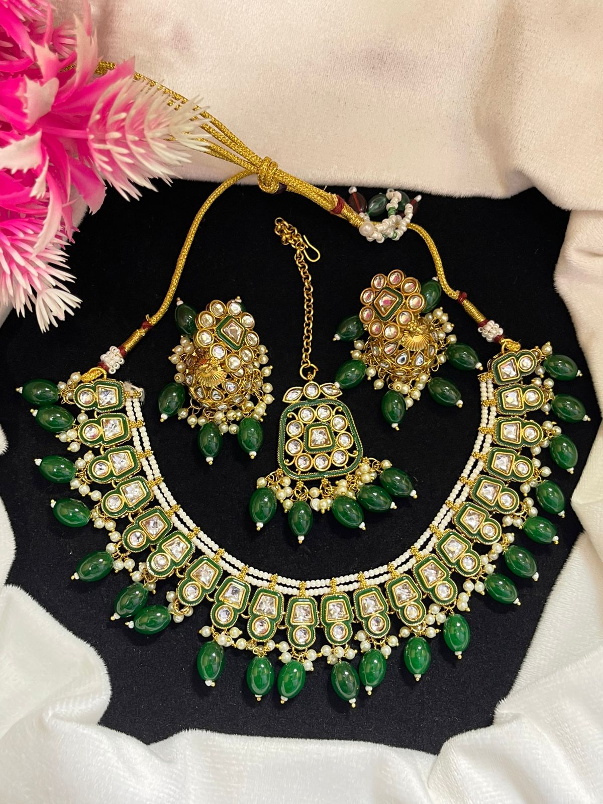 Indian kundan  Necklace set