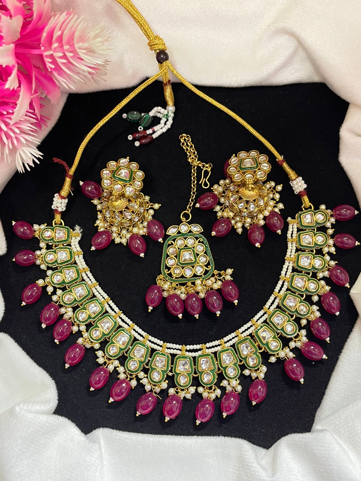 Indian kundan  Necklace set