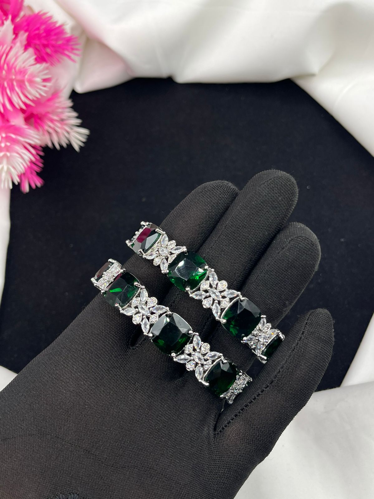 Zircon bangles