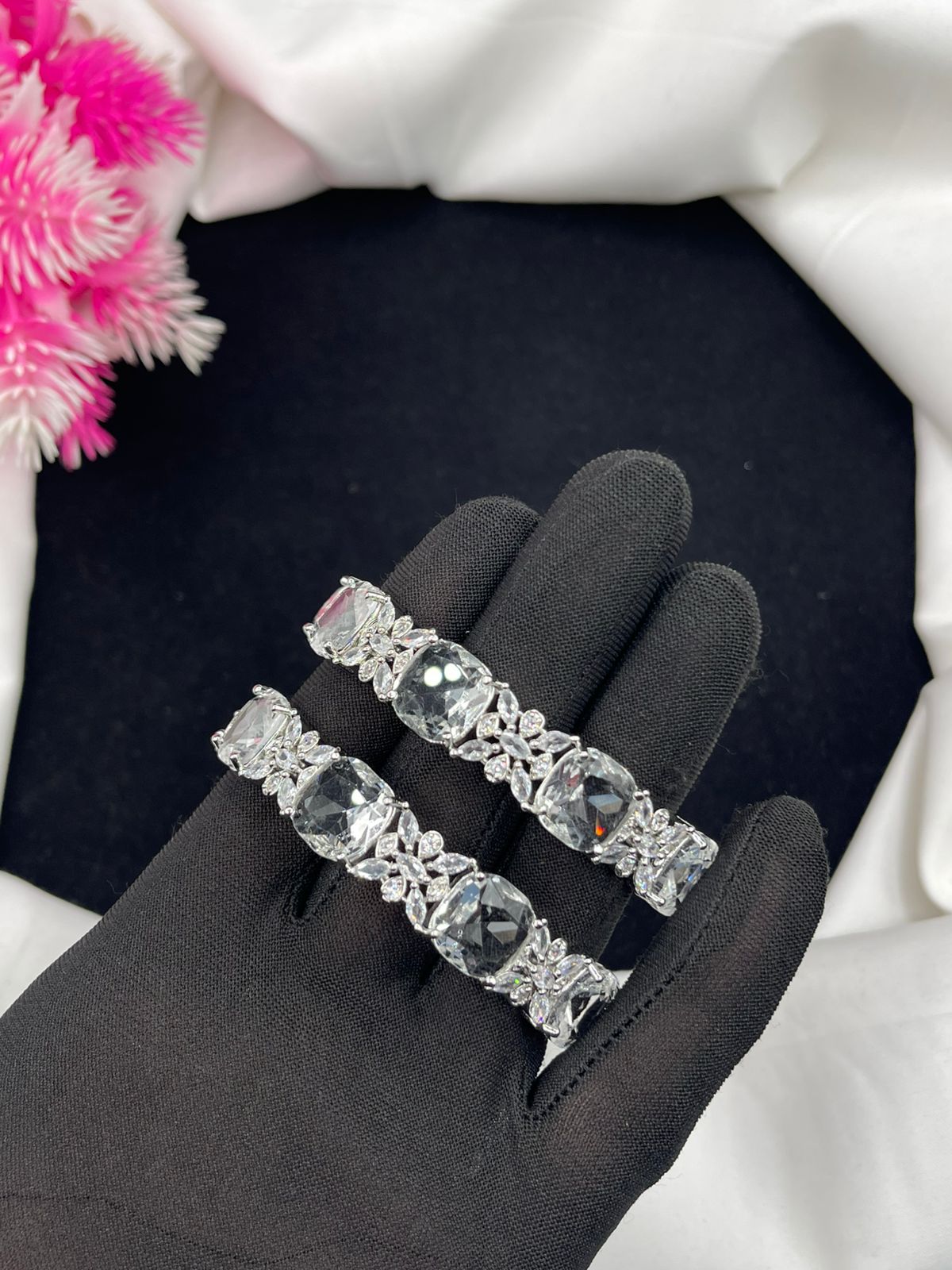 Zircon bangles