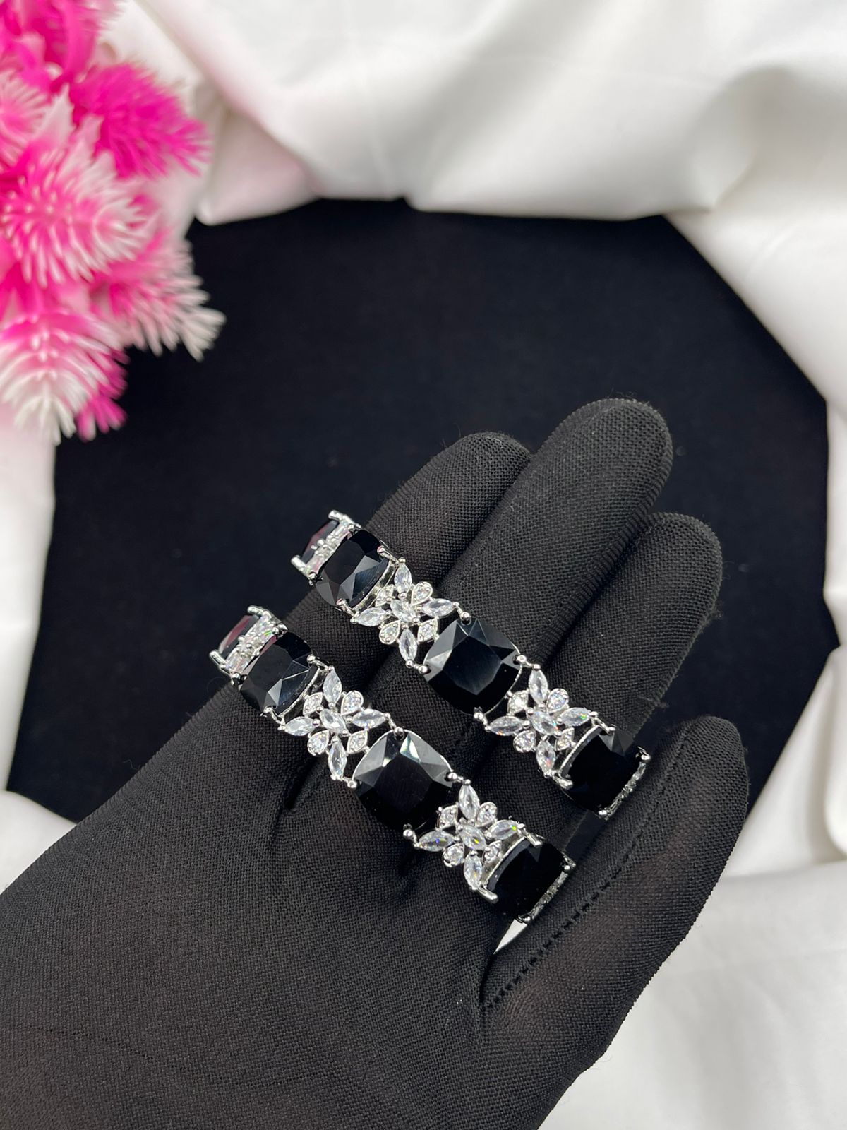 Zircon bangles