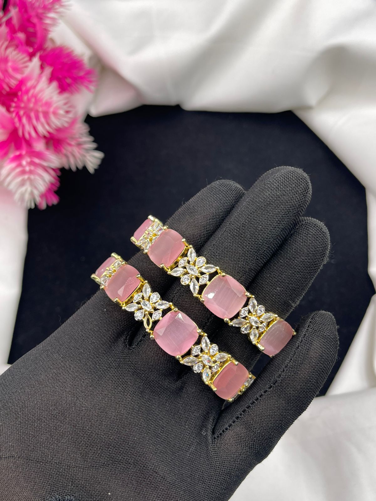 Zircon bangles