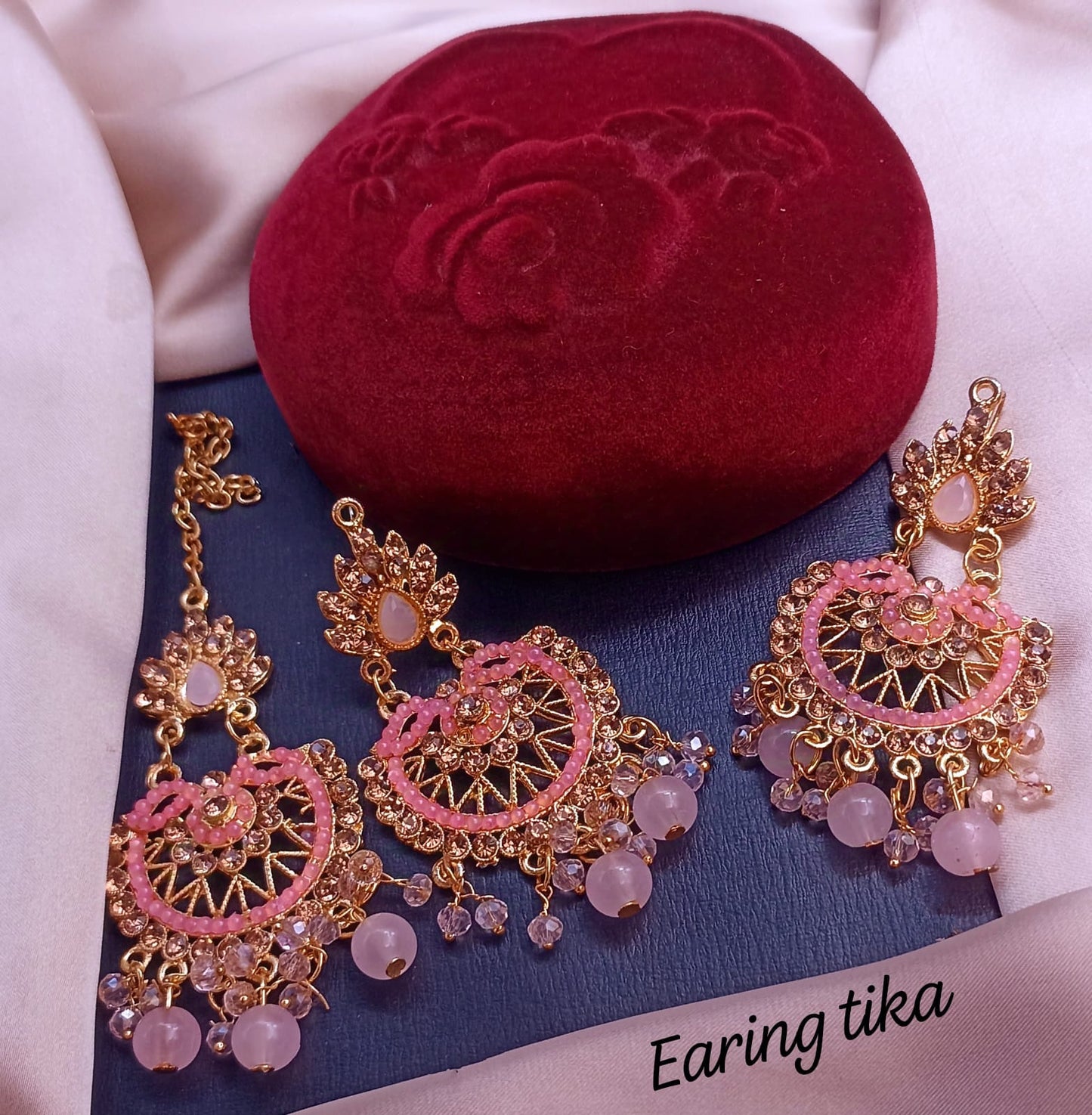 Kundan earring Tika
