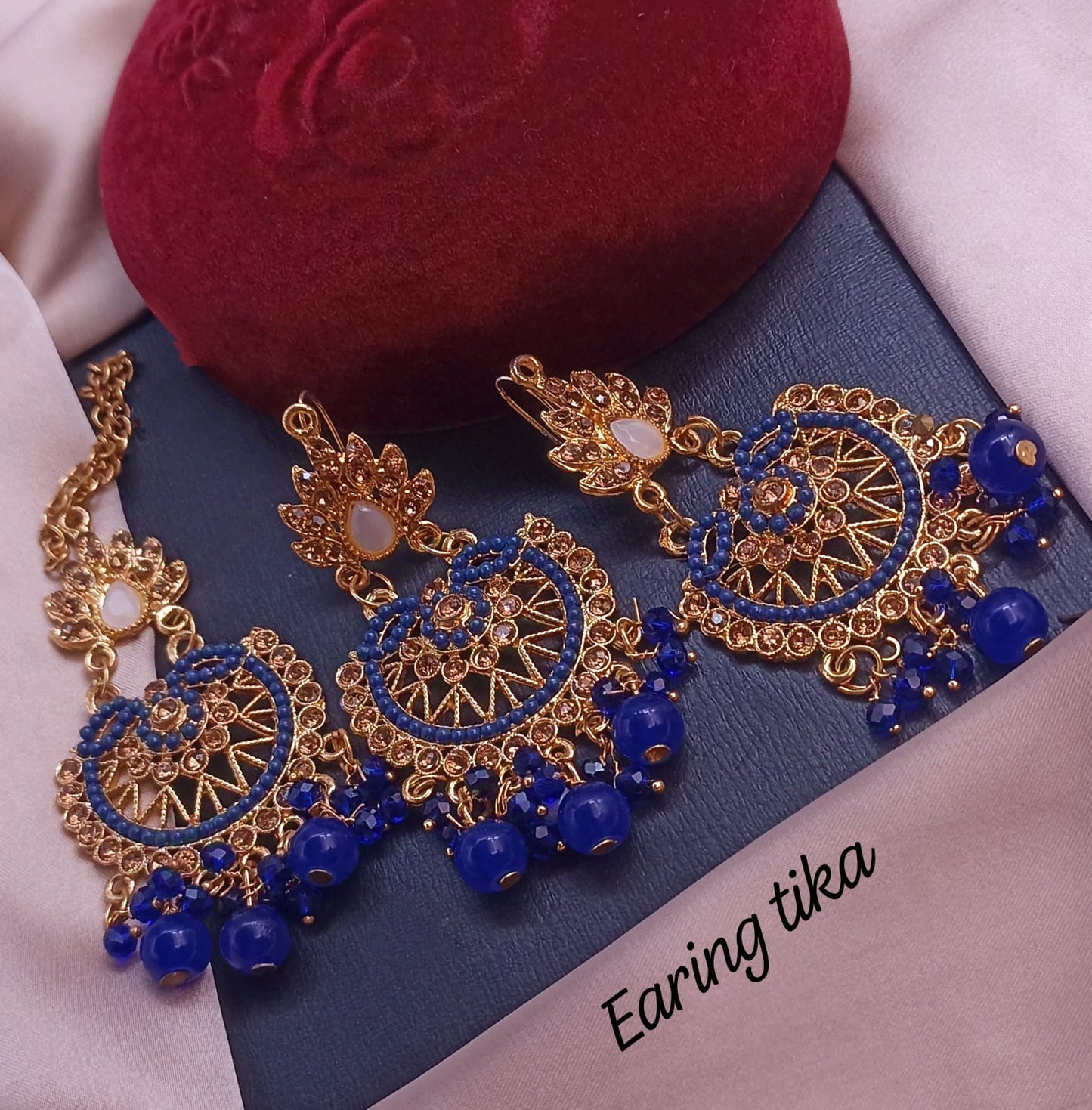 Kundan earring Tika